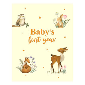 Baby Record Book - Baby's First Year - Funky Gifts NZ