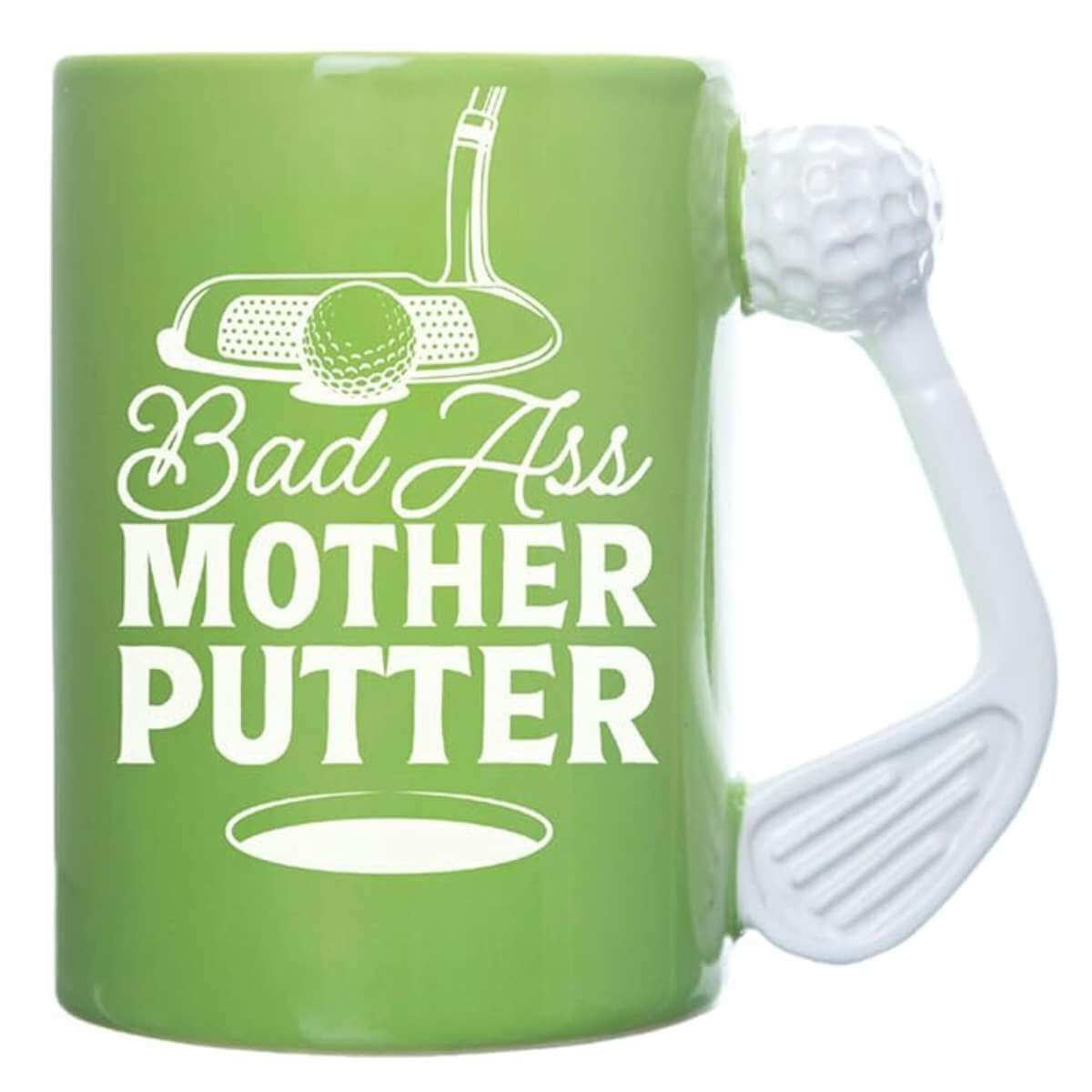 Badass Mother Putter Golf Mug 18oz - Funky Gifts NZ