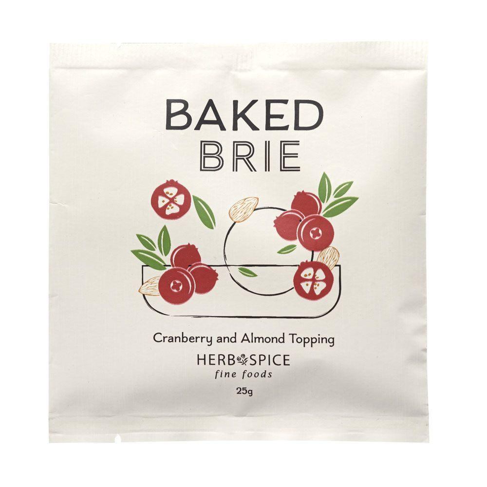 Baked Brie Cranberry and Almond Topping Mix - Funky Gifts NZ