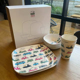 Bamboo Setting For Two Tableware Gift Box - Funky Gifts NZ