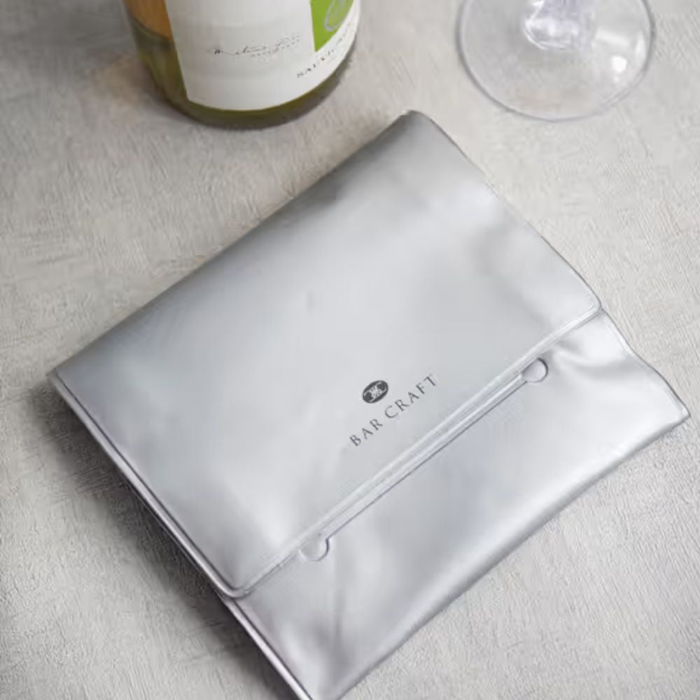 BarCraft Wrap Around Silver Wine Cooler - Funky Gifts NZ