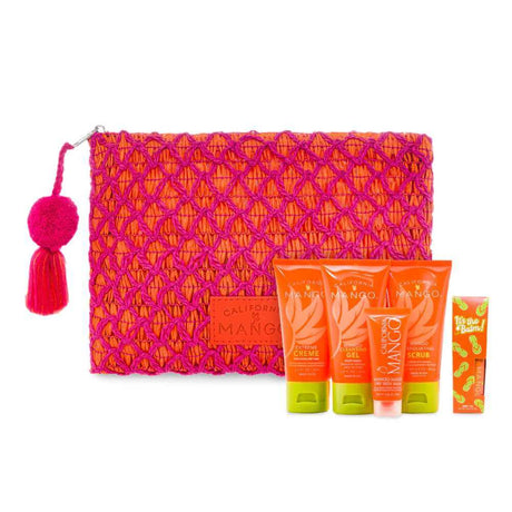 Beach Vibes Rafia Clutch Travel Kit - Funky Gifts NZ