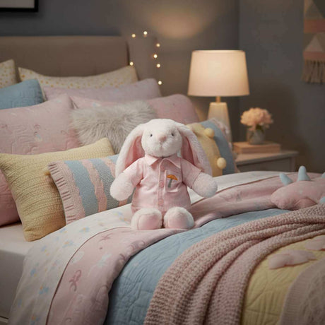 Bedtime Bunny - Pink - Funky Gifts NZ