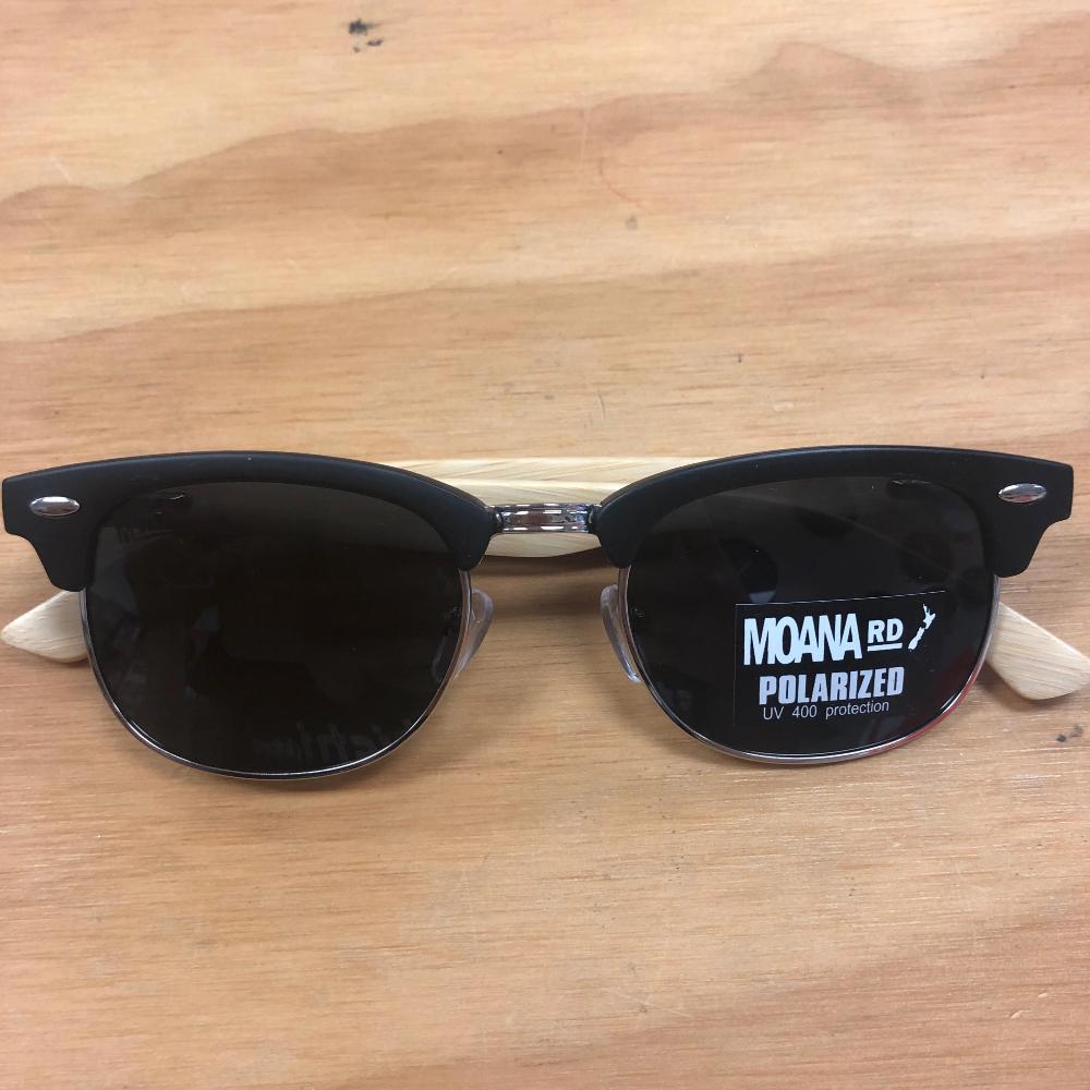 Moana Road Sunglasses Forsyth - Black with Black Lens #473 - Funky Gifts NZ