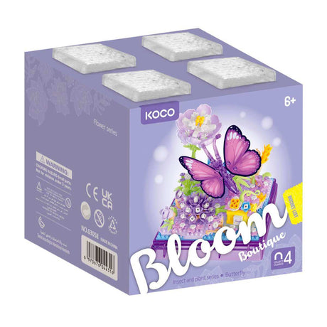 Koco Bricks - Bloom Boutique - Insect & Plant - Butterfly - Funky Gifts NZ