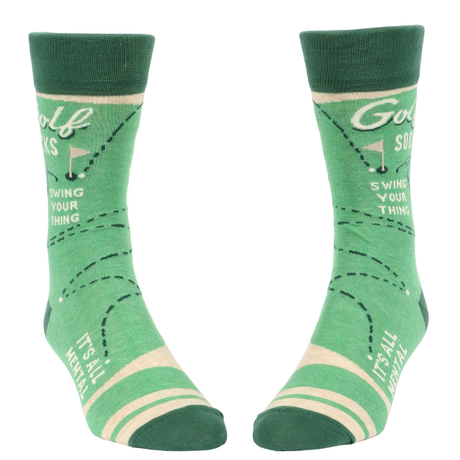 Men's Socks – Golf Socks - Blue Q - Funky Gifts NZ
