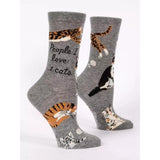 Blue Q Socks – Women's Crew – People I Love, Cats - Funky Gifts NZ