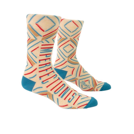 Blue Q Socks – Men's Crew - Imperfectionists - Funky Gifts NZ