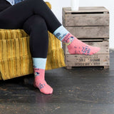 Blue Q Socks – Women's Crew – I Heard You and I Don't Care - Funky Gifts NZ