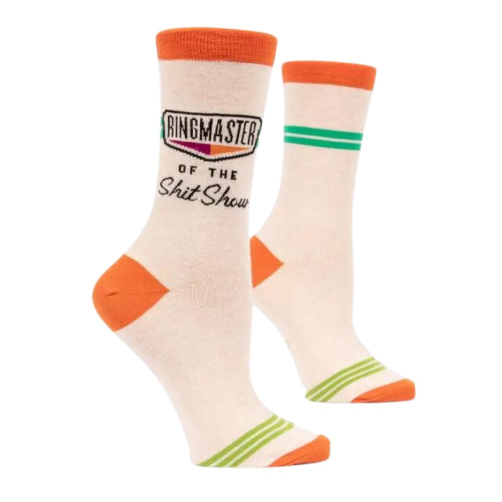 Women's Socks – Ringmaster - Blue Q - Funky Gifts NZ