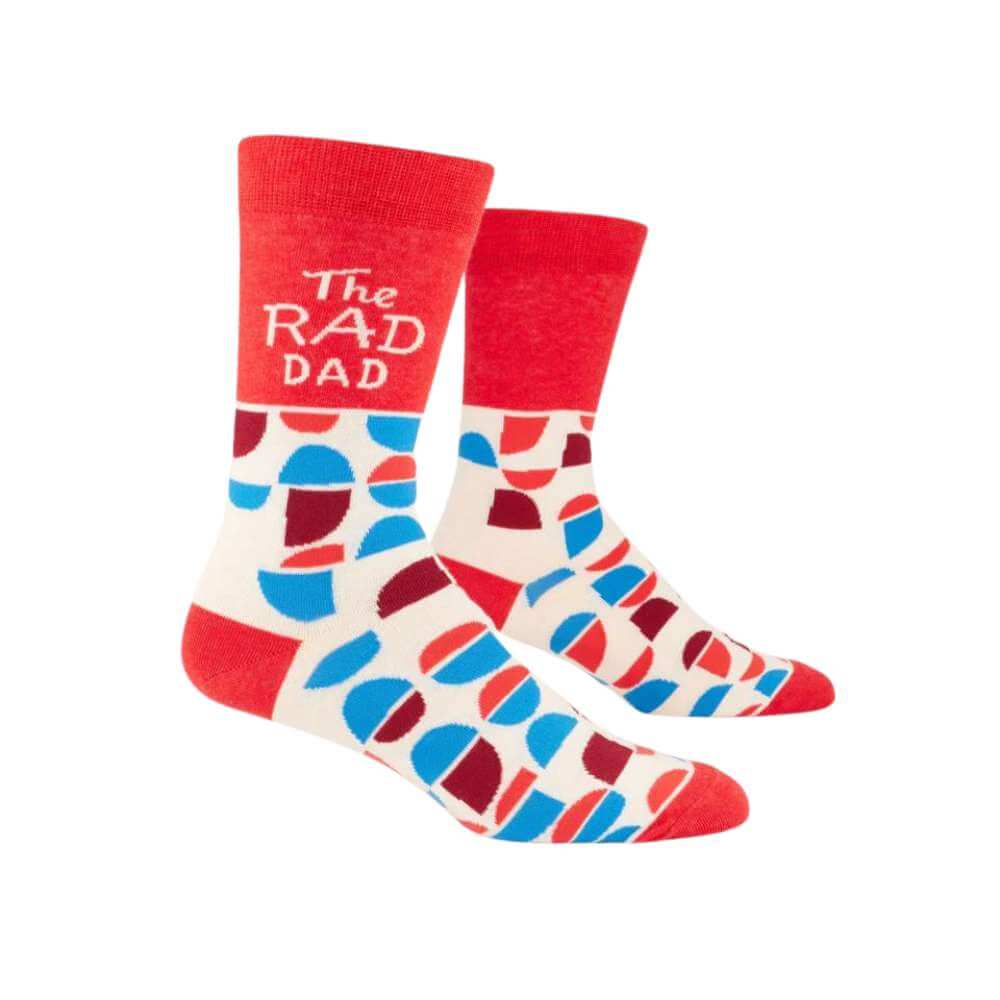 Men's Socks – Rad Dad - Blue Q - Funky Gifts NZ