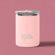 Ceramic Coffee Cup with Hinged Lid - Blushed - Funky Gifts NZ