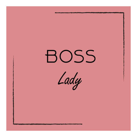 Ceramic Coaster - Boss Lady - Funky Gifts NZ