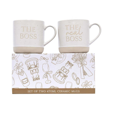 Boss Mug Set - Funky Gifts NZ