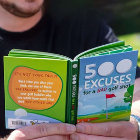 500 Excuses for a Bad Golf Shot - Funky Gifts NZ