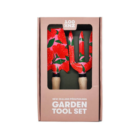 Bright Botanical Pohutukawa Garden Tool Set - Funky Gifts NZ