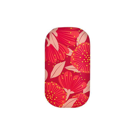 Bright Botanical Red Pohutukawa Trinket Box - Funky Gifts NZ