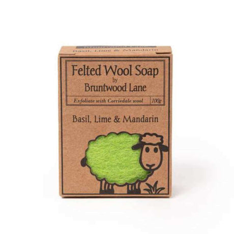 NZ Made Felted Wool Soap - Bruntwood Lane - Funky Gifts NZ