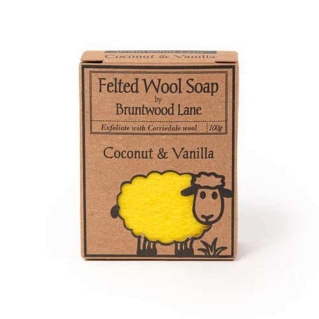 NZ Made Felted Wool Soap - Bruntwood Lane - Funky Gifts NZ