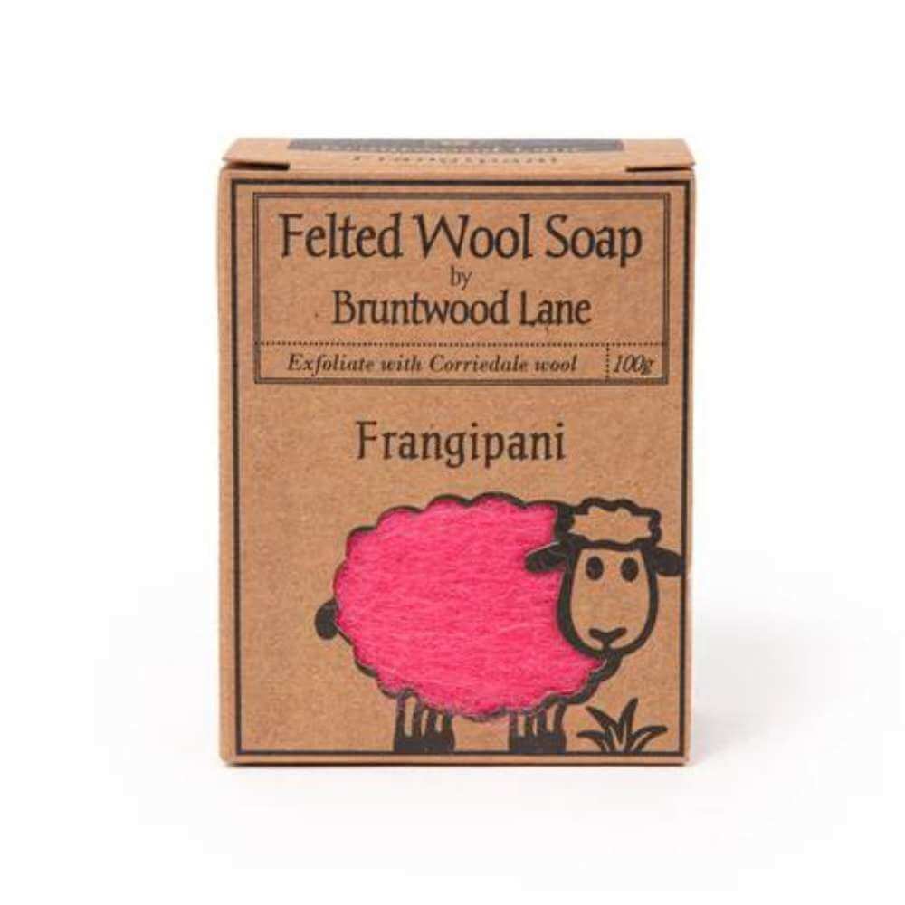 NZ Made Felted Wool Soap - Bruntwood Lane - Funky Gifts NZ