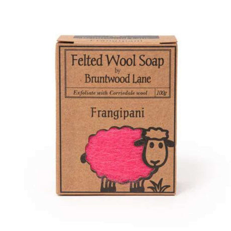 NZ Made Felted Wool Soap - Bruntwood Lane - Funky Gifts NZ