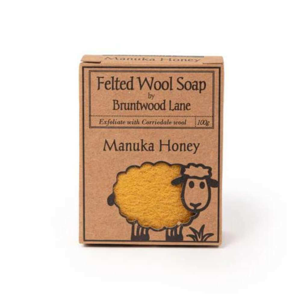 NZ Made Felted Wool Soap - Bruntwood Lane - Funky Gifts NZ