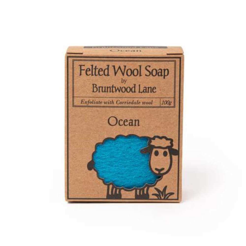 NZ Made Felted Wool Soap - Bruntwood Lane - Funky Gifts NZ