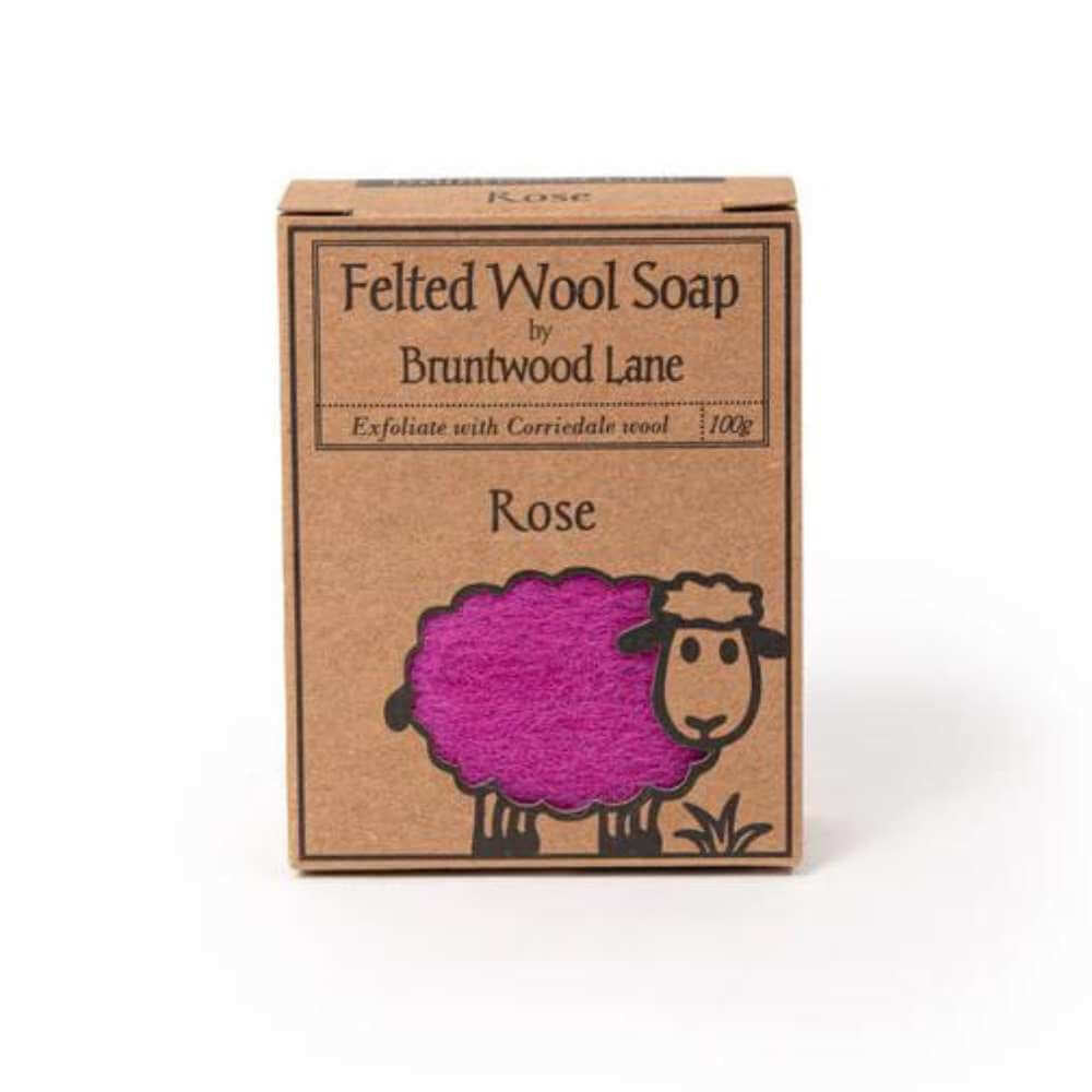 NZ Made Felted Wool Soap - Bruntwood Lane - Funky Gifts NZ