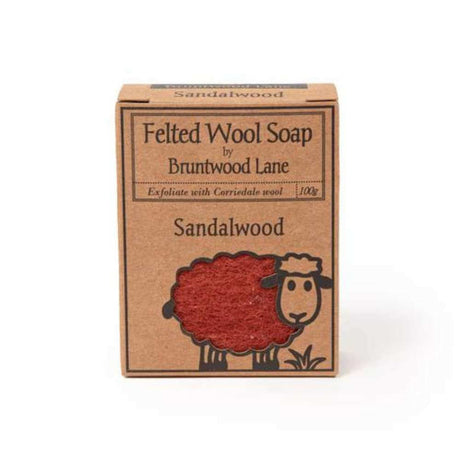 NZ Made Felted Wool Soap - Bruntwood Lane - Funky Gifts NZ