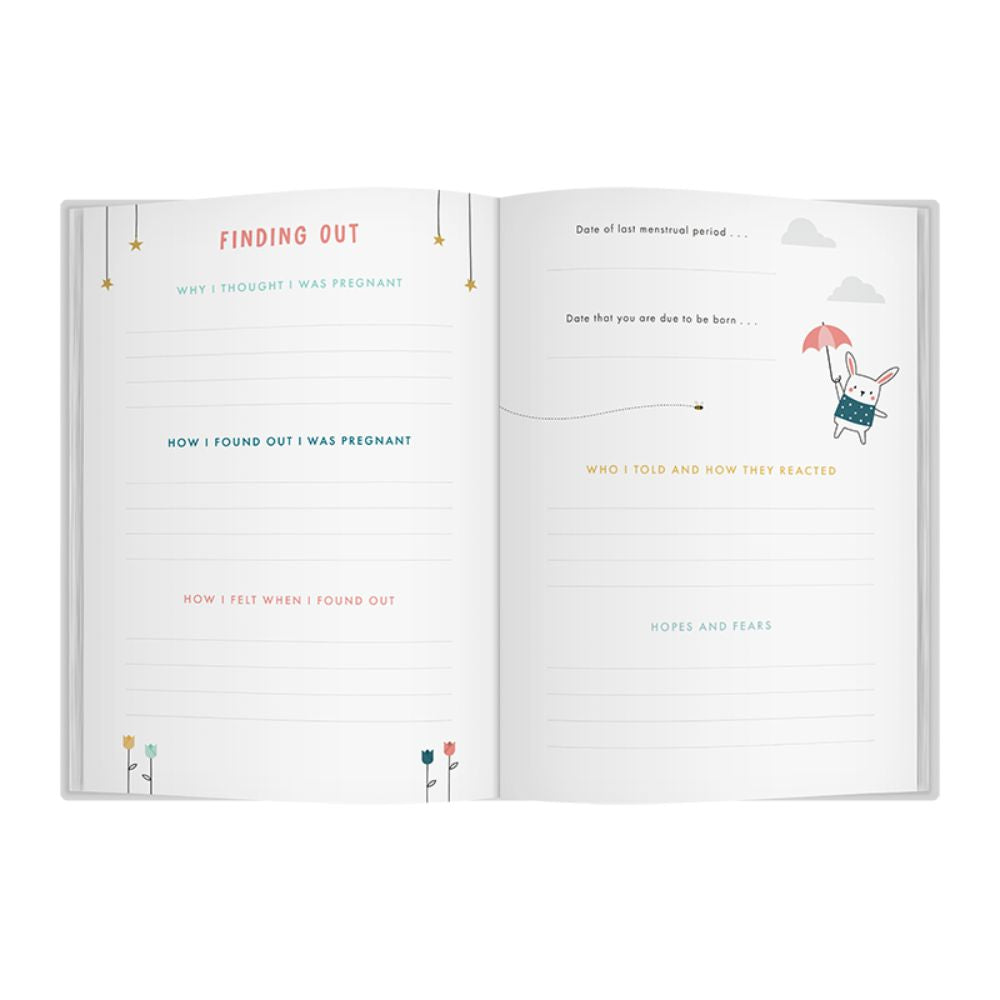 Keepsake Journal - Bump To Birthday - Funky Gifts NZ