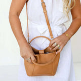 Elegant Bag - Camel - Funky Gifts NZ