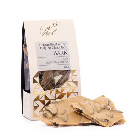 Caramelised White Chocolate Bark - Cookies & Cream - Funky Gifts NZ