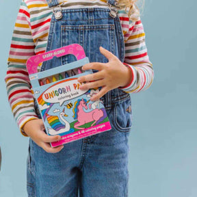Carry Along Colouring Book Set - Unicorn Pals - Funky Gifts NZ