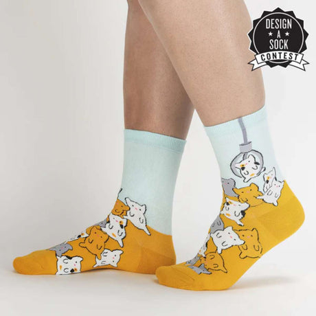 Sock It To Me Socks - Women's Crew - Cat Claw - Funky Gifts NZ