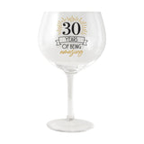 Celebrations Balloon Glass - 30th Birthday - Funky Gifts NZ