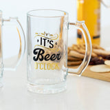 Celebrations Beer Glass - Beer O'Clock - Funky Gifts NZ