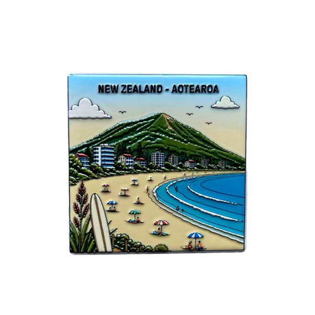 Moana Road Ceramic Coaster - Funky Gifts NZ