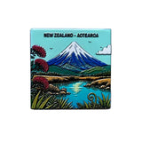 Moana Road Ceramic Square Magnet - Funky Gifts NZ