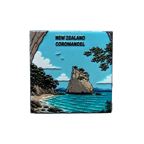 Moana Road Ceramic Square Magnet - Funky Gifts NZ