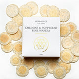 Cheddar Poppyseed Wafers - Funky Gifts NZ