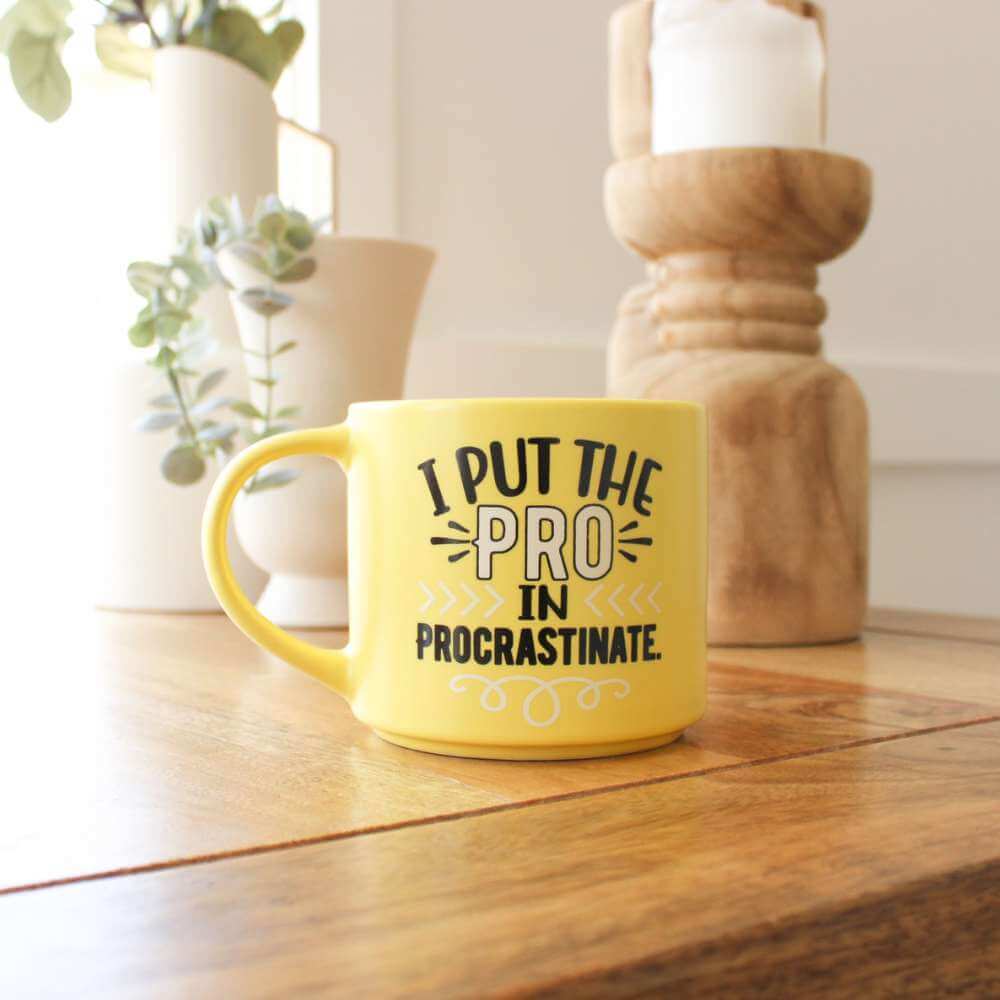 Cheeky Mug - Procrastinate - Funky Gifts NZ