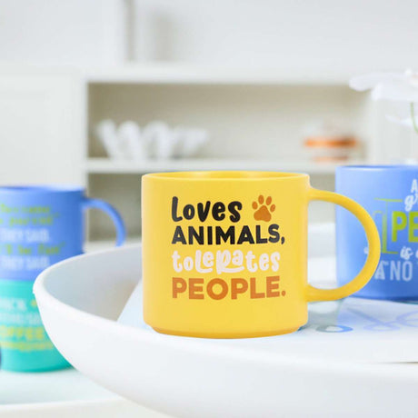 Cheeky Mug - Loves Animals - Funky Gifts NZ