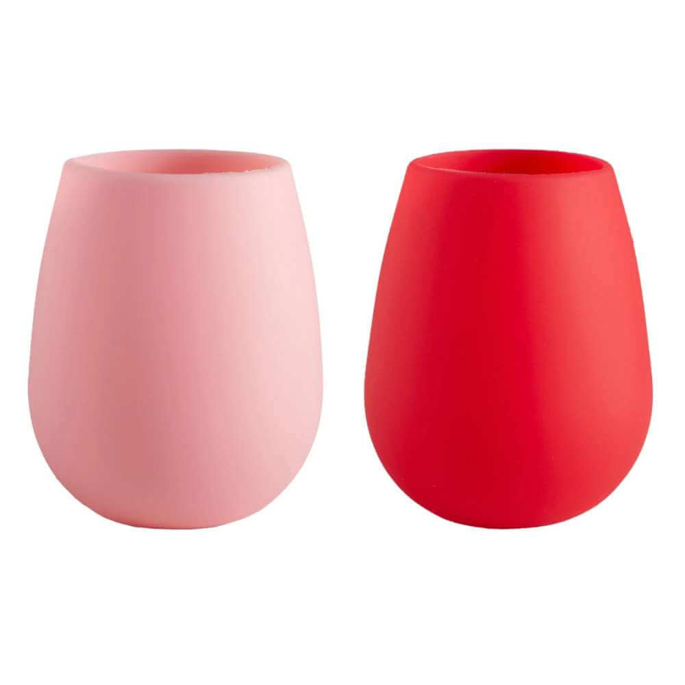 Fegg Silicone Unbreakable Glasses - Cherry + Blush - Funky Gifts NZ