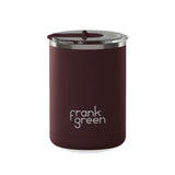 Ceramic Coffee Cup with Hinged Lid - Chocolate - Funky Gifts NZ