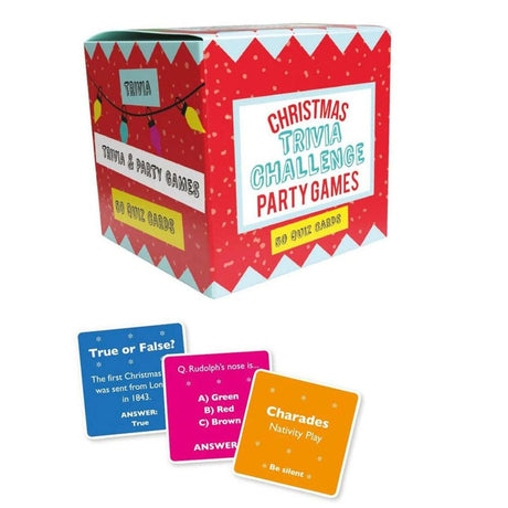 Christmas Trivia Challenge Party Games - Funky Gifts NZ