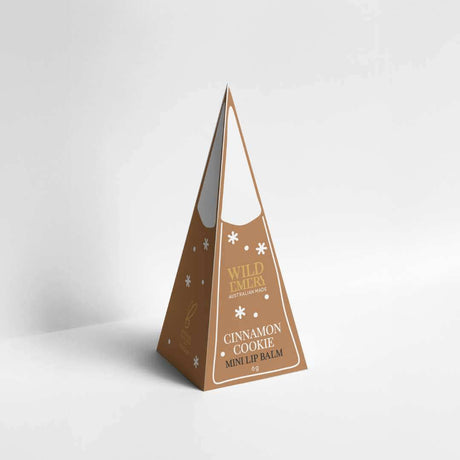 Cinnamon Cookie Mini Lip Balm Ornament - Funky Gifts NZ