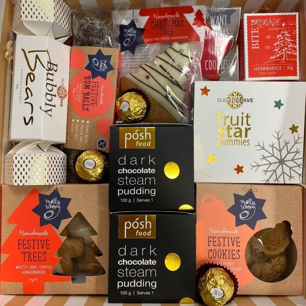 Christmas food hamper gift basket for clients