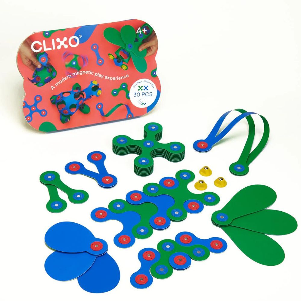 Clixo Crew Pack - Blue/Green - Funky Gifts NZ