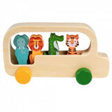 Colourful Creatures Wooden Bus - Funky Gifts NZ