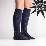 Sock It To Me Socks - Women's Knee High - Constellation - Funky Gifts NZ